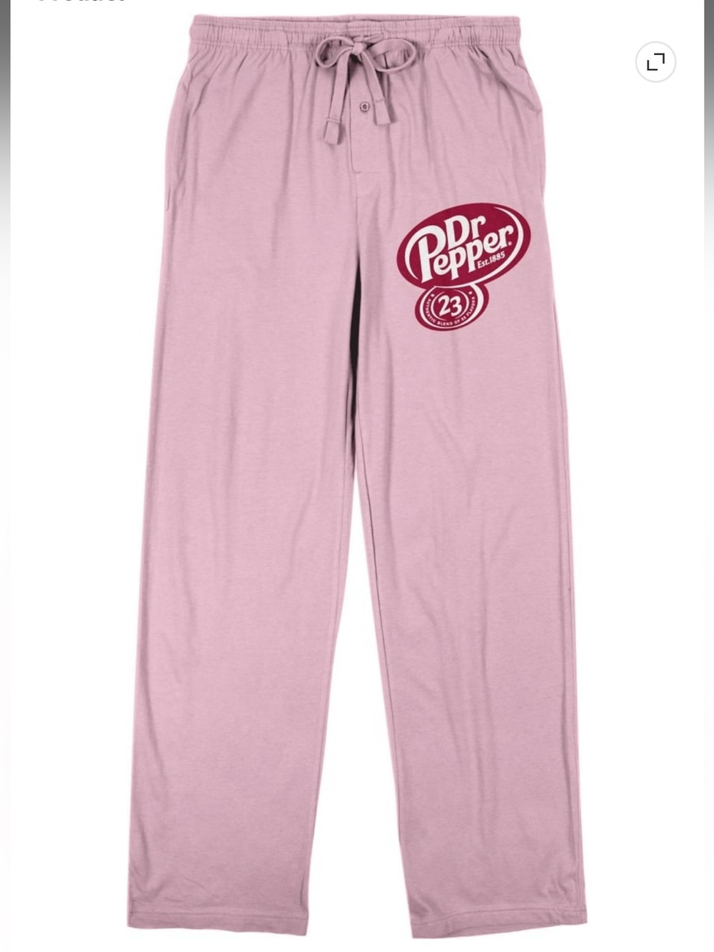 Dr. Pepper Pink Logo Pajama Pants